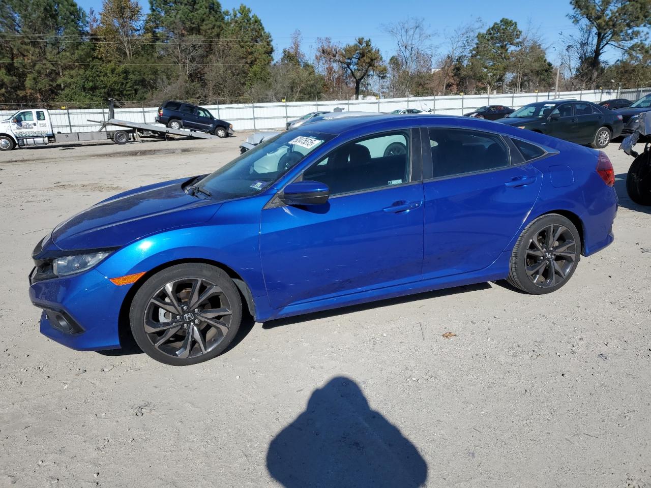 Lot #3297147556 2019 HONDA CIVIC SPOR