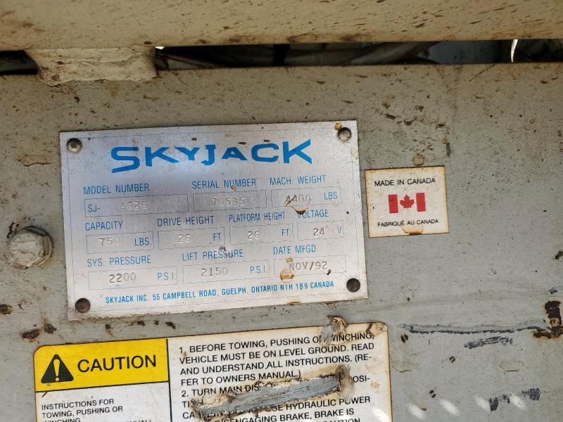 2000 SKYJACK UNKNOWN #3302701000