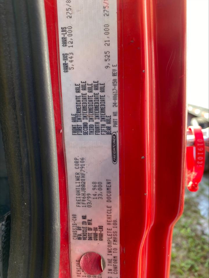 Lot #3291368159 1999 FREIGHTLINER MEDIUM CON