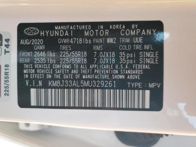 2021 HYUNDAI TUCSON LIM #3293390419