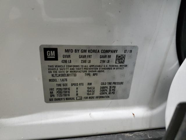 2020 CHEVROLET TRAX LS #3315780390