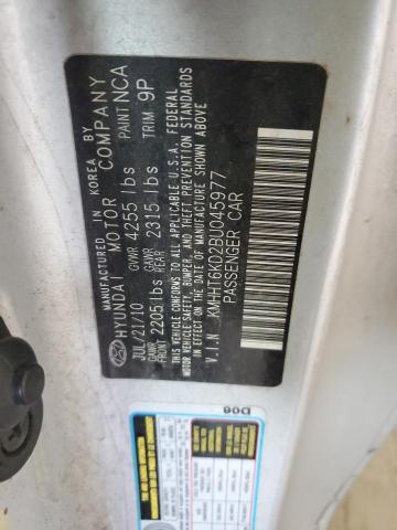 2011 HYUNDAI GENESIS CO - KMHHT6KD2BU045977