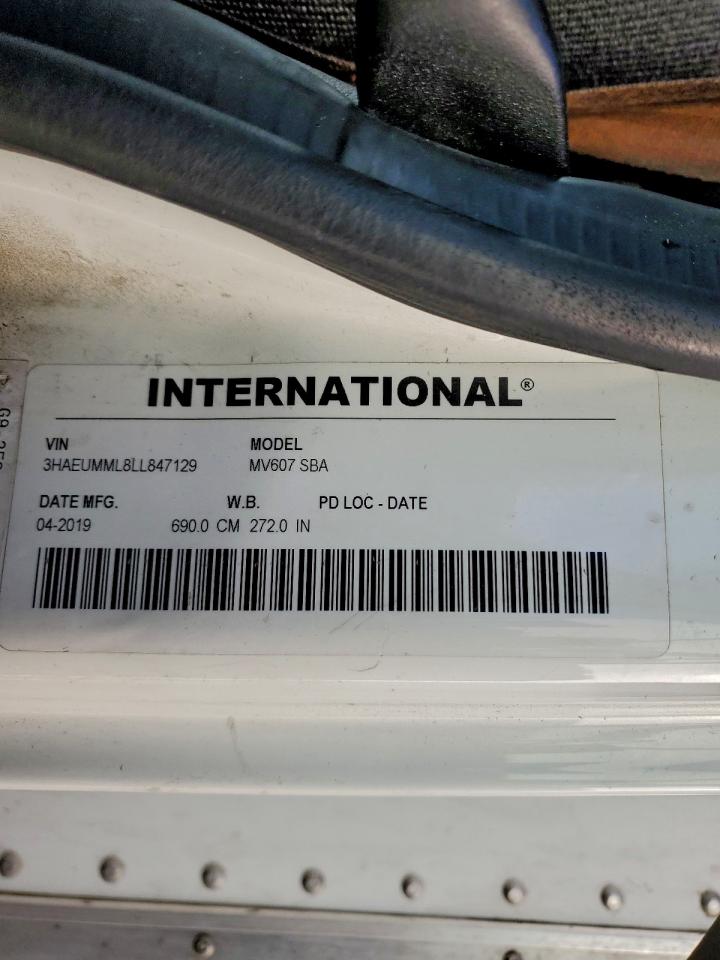 Lot #3310392969 2020 INTERNATIONAL MV607