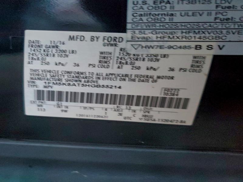 2017 FORD EXPLORER P #3301602703