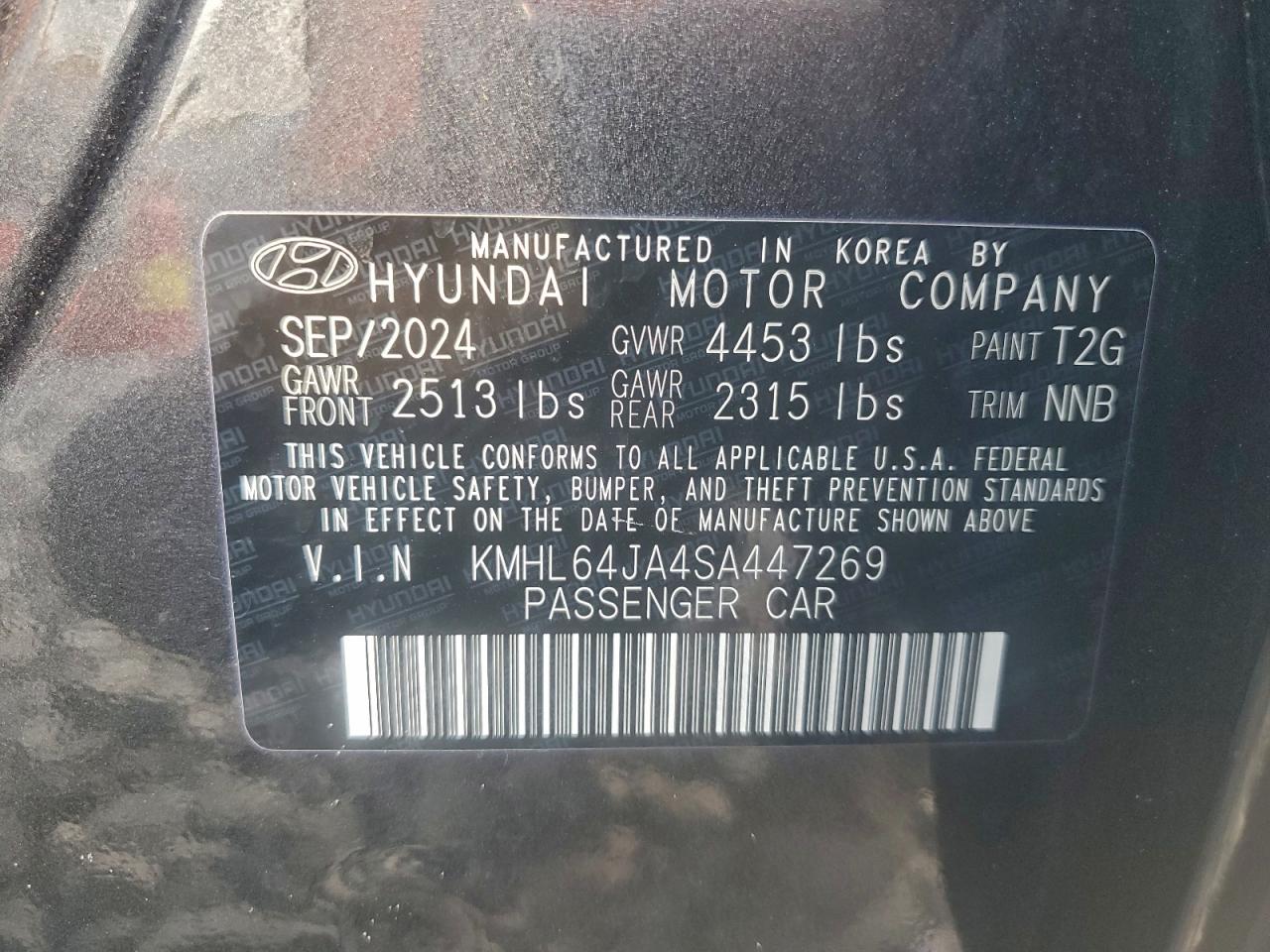 Lot #3303691034 2025 HYUNDAI SONATA SEL
