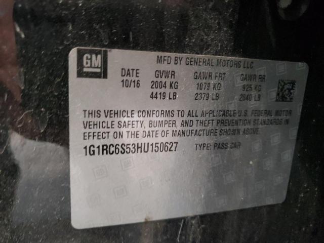 2017 CHEVROLET VOLT LT - 1G1RC6S53HU150627