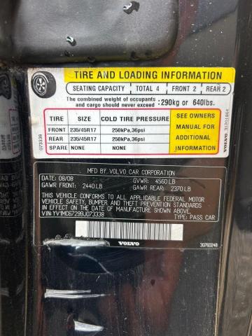 2009 VOLVO C70 T5 #3281454994