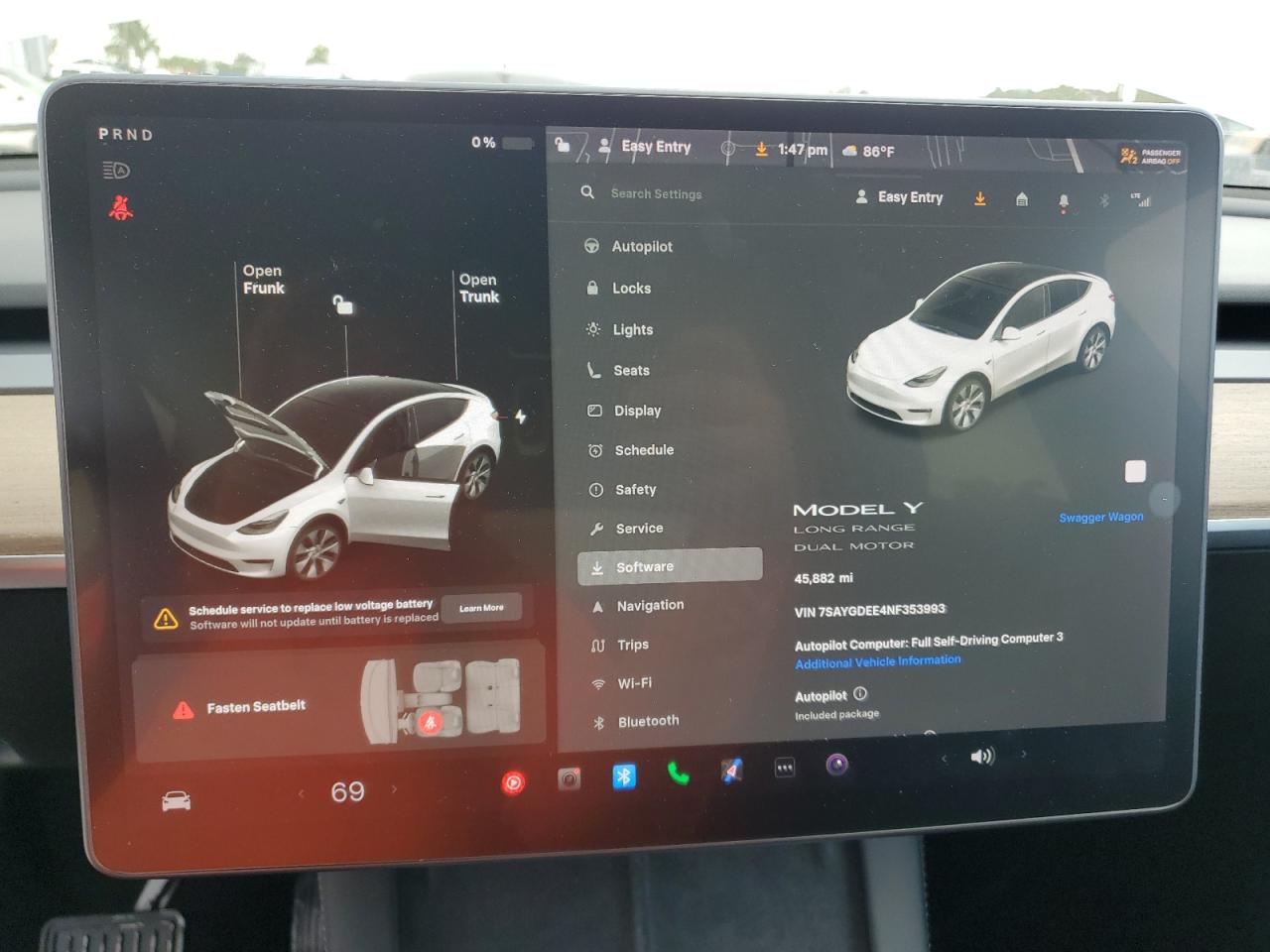 Lot #3302798938 2022 TESLA MODEL Y