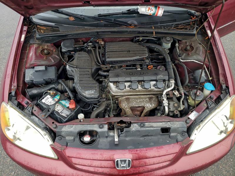 2002 HONDA CIVIC LX #3304519470