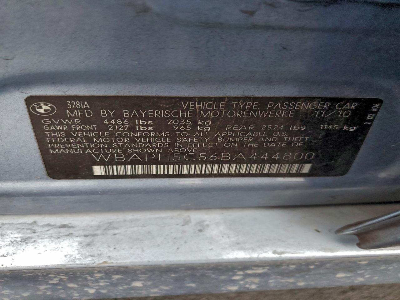 BMW 3 SERIES I SULEV