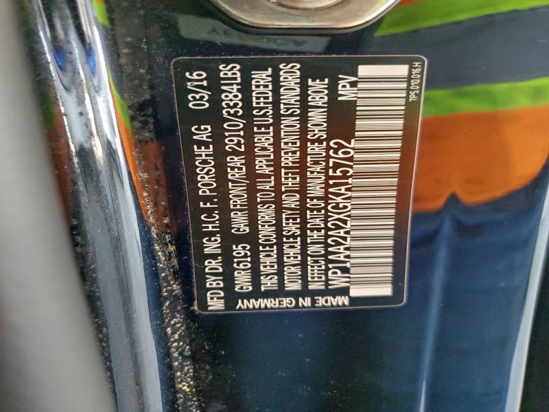 2016 PORSCHE CAYENNE #3297852819