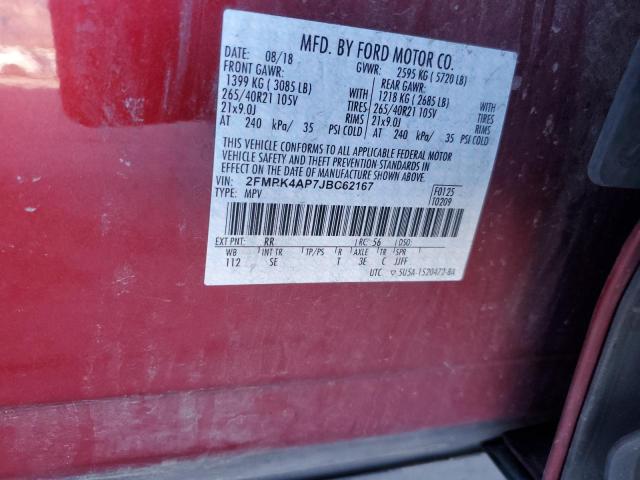 2018 FORD EDGE SPORT #3287874100