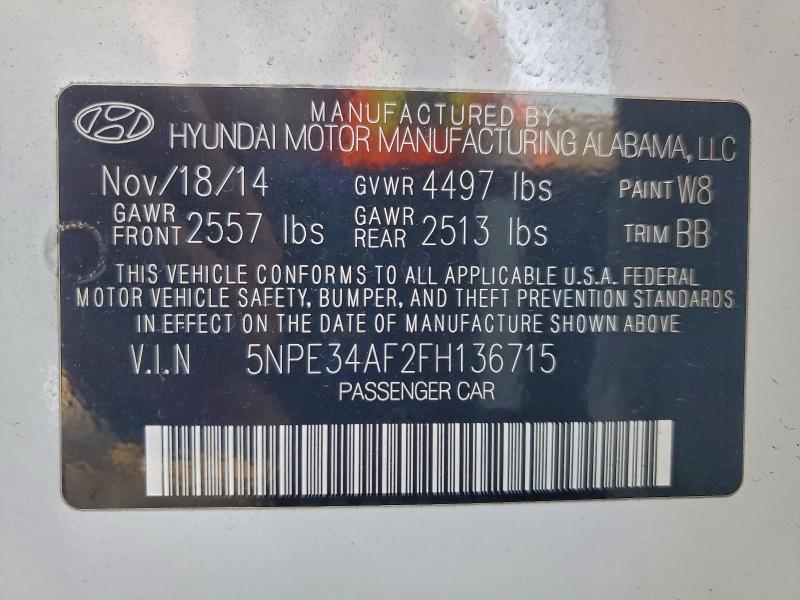 2015 HYUNDAI SONATA SPO #3303904704