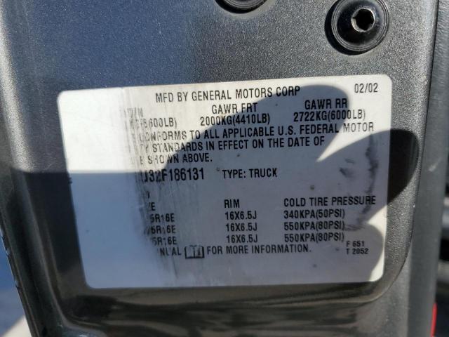 2002 CHEVROLET SILVERADO #3297118561