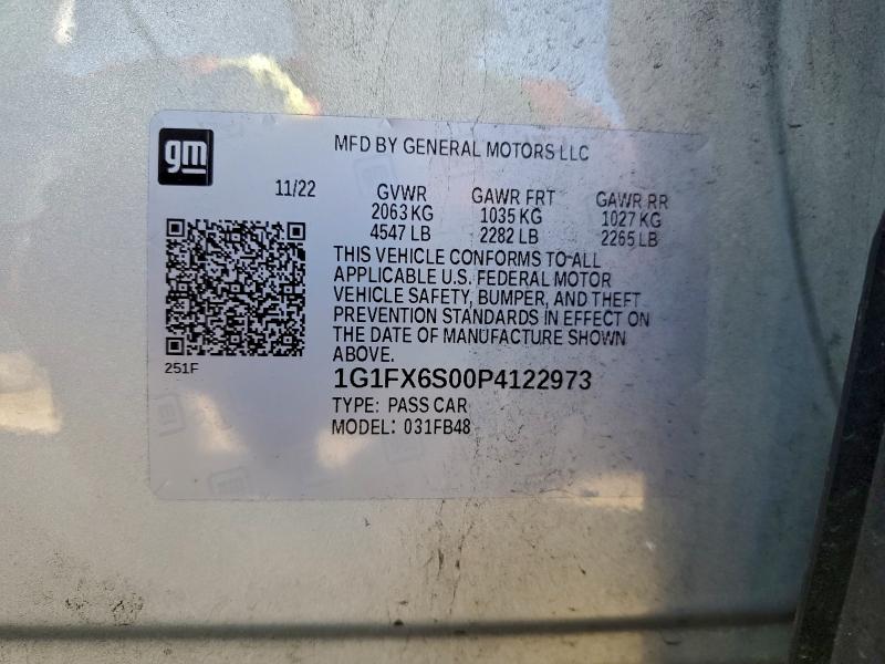 2023 CHEVROLET BOLT EV 2L #3297899799