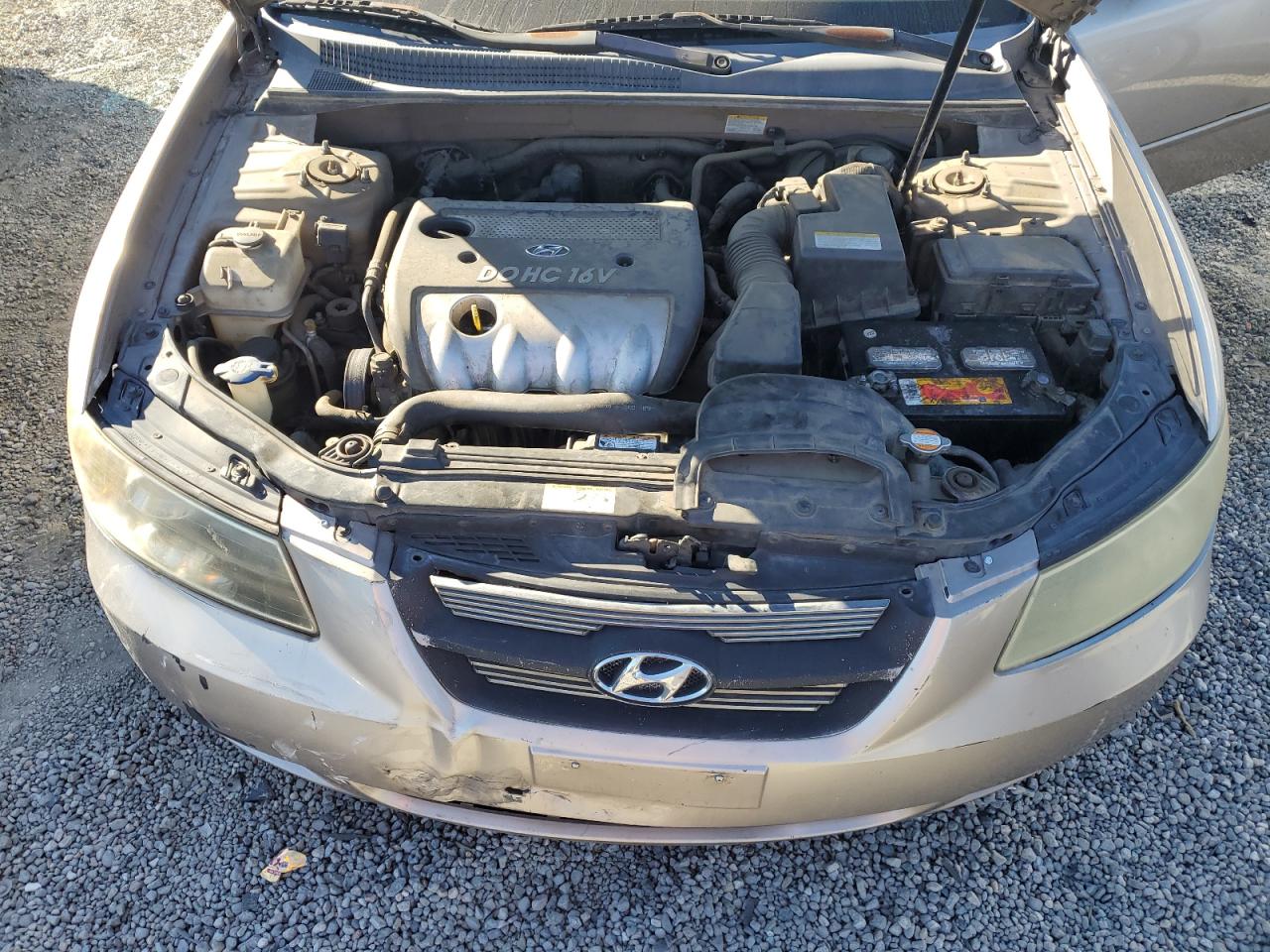 Lot #3309635083 2007 HYUNDAI SONATA GLS