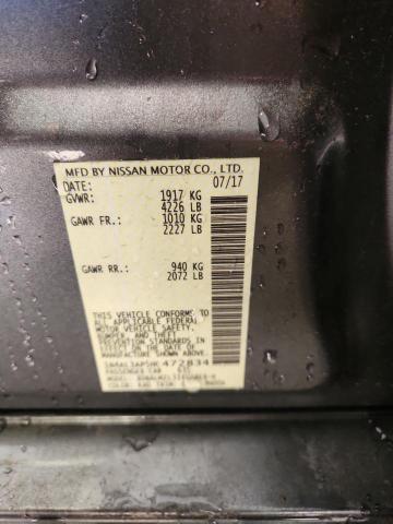 2017 NISSAN ALTIMA 2.5 #3294548621