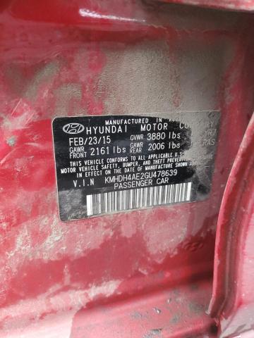 2016 HYUNDAI ELANTRA SE #3297194399