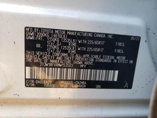 2021 TOYOTA RAV4 XLE #3297918785