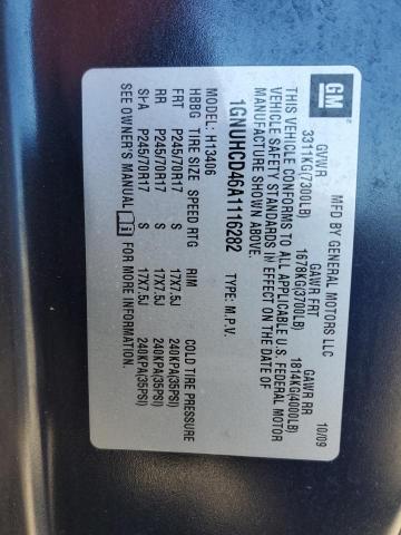 2010 CHEVROLET EXPRESS G1 - 1GNUHCD46A1116282