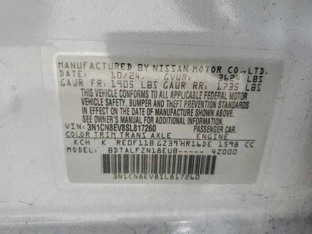 2025 NISSAN VERSA SV #3304523501
