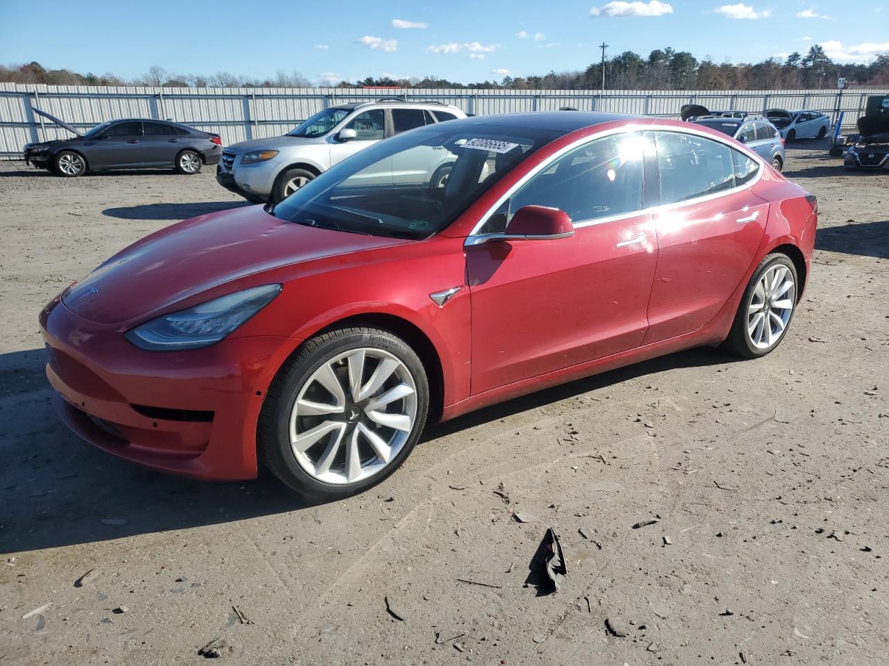 Lot #3302749002 2018 TESLA MODEL 3
