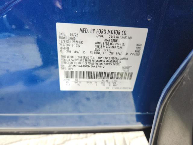 2022 FORD EDGE SEL #3303775431