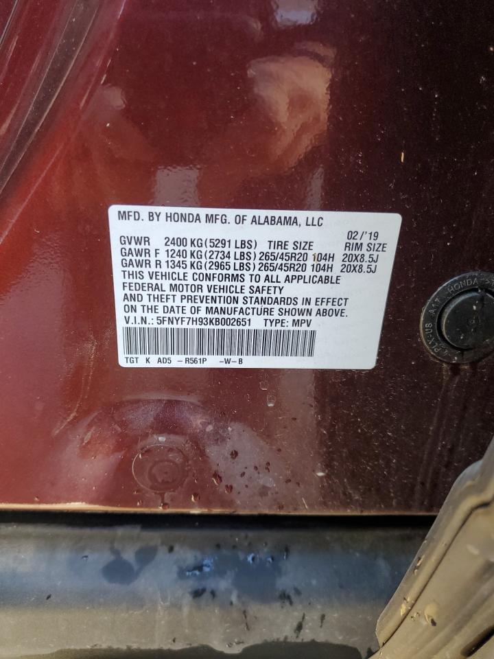 HONDA PASSPORT TOURING