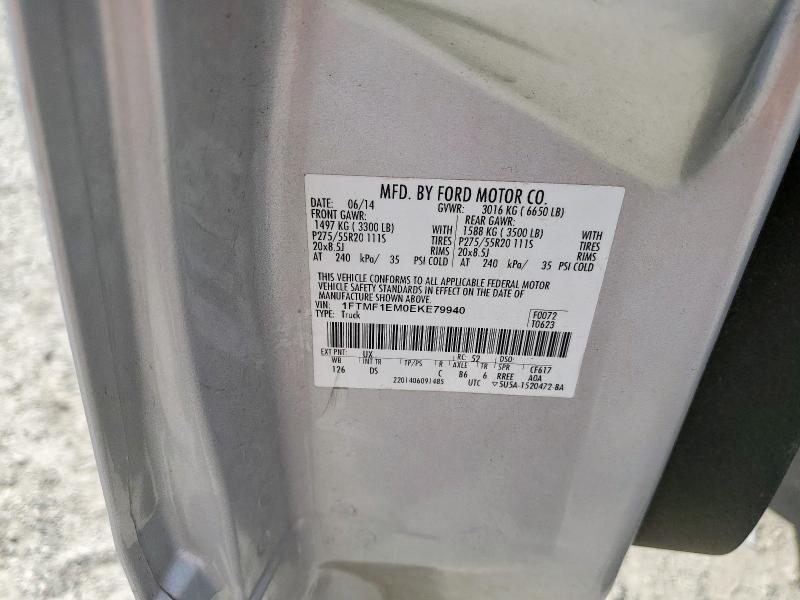 2014 FORD F150 - 1FTMF1EM0EKE79940