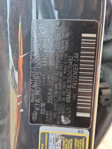 2016 KIA OPTIMA LX #3305495075