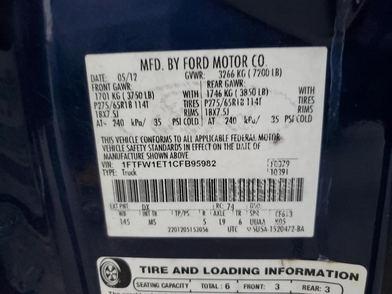 FORD F-150 SUPERCREW