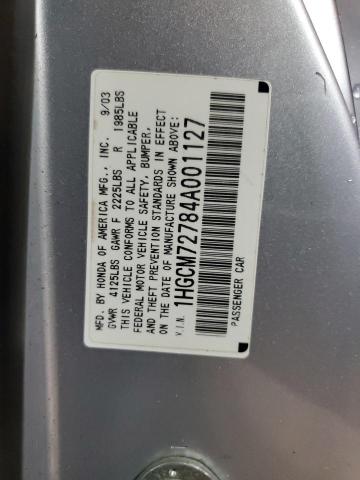 2004 HONDA ACCORD EX #3294915667