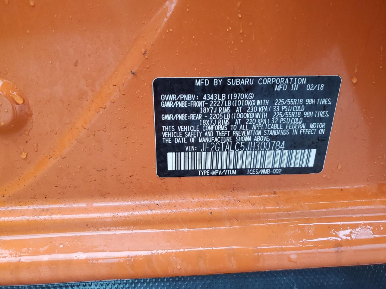 SUBARU CROSSTREK LIMITED