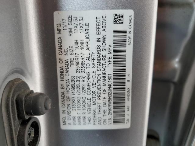 2018 HONDA CR-V LX #3301663626