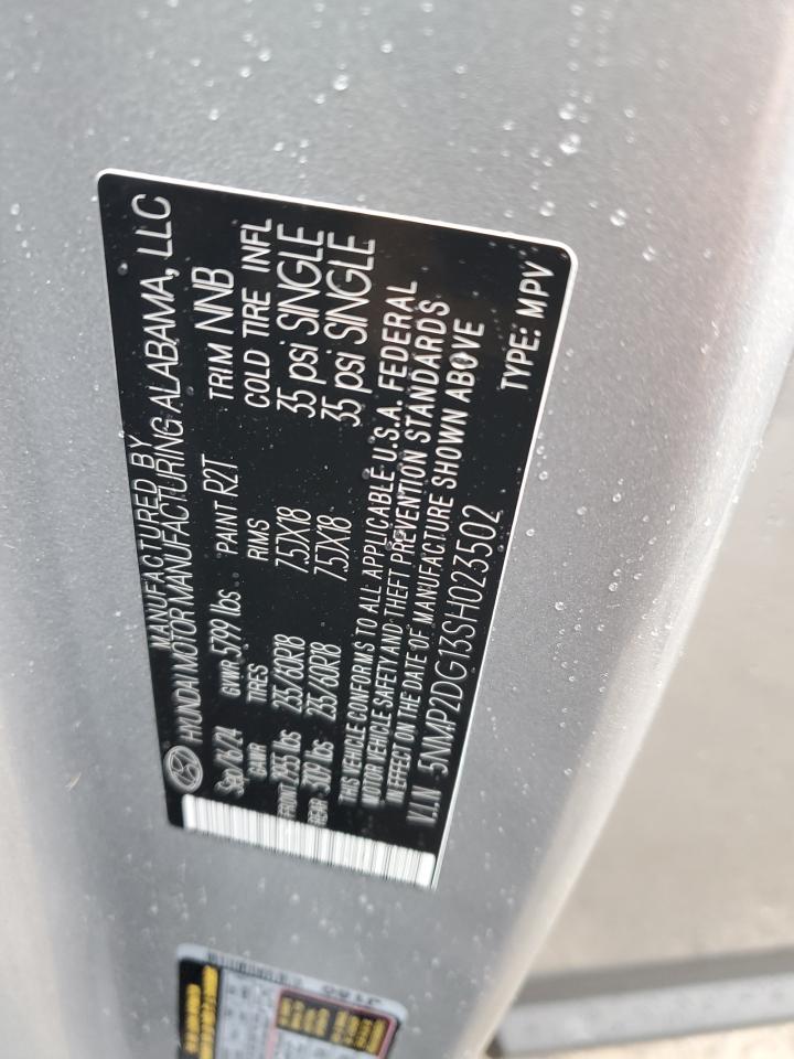 Lot #3311621273 2025 HYUNDAI SANTA FE S