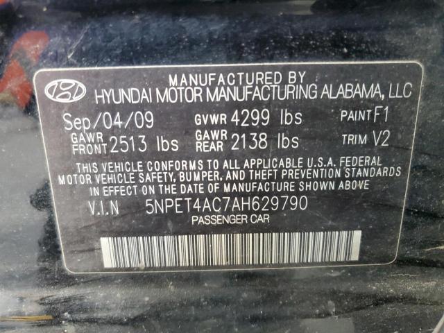 2010 HYUNDAI SONATA GLS - 5NPET4AC7AH629790