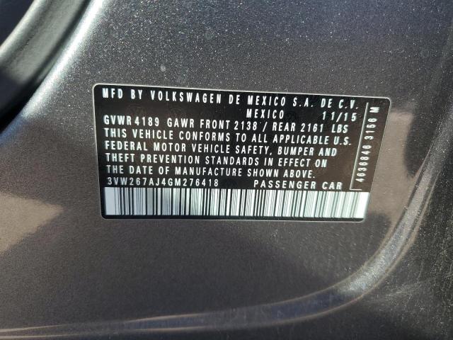 2016 VOLKSWAGEN JETTA S #3284963927