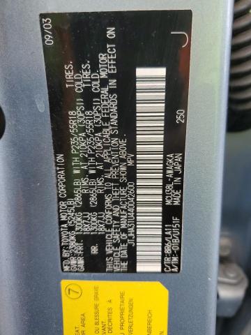 2004 LEXUS RX 330 #3304875558