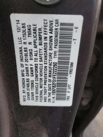 2015 HONDA CIVIC LX #3303924734