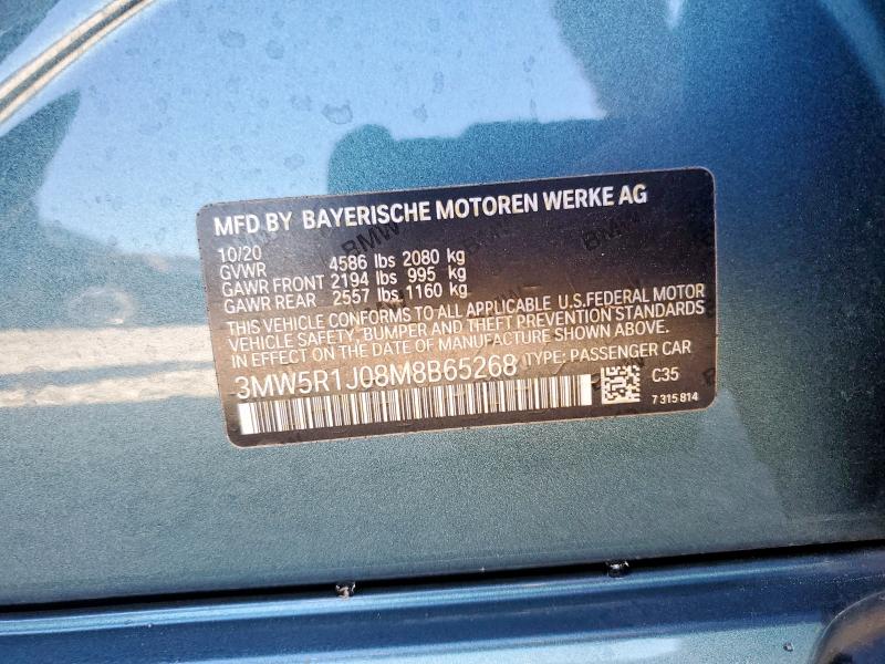 2021 BMW 330I #3291159980