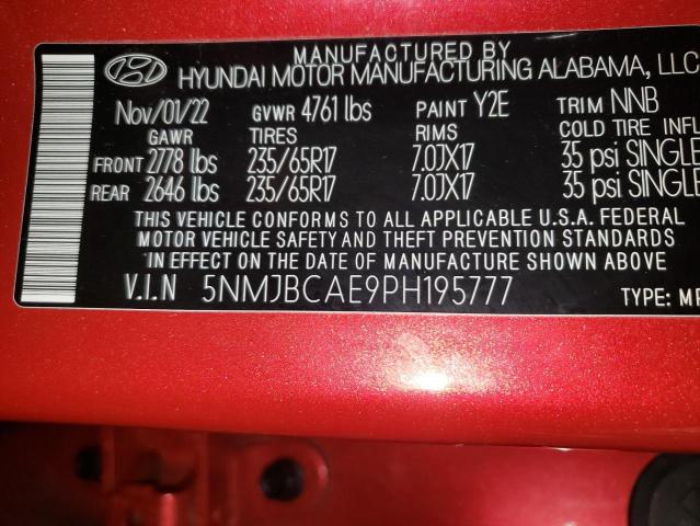 2023 HYUNDAI TUCSON SEL #3293839593