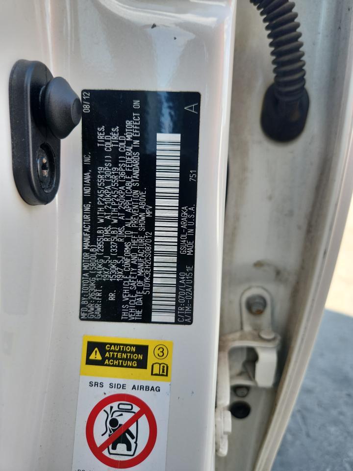 TOYOTA HIGHLANDER LIMITED