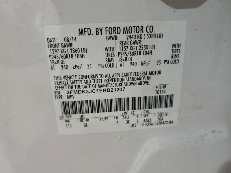2014 FORD EDGE SEL #3297936796