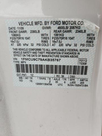 2010 FORD ESCAPE XLS #3302003104