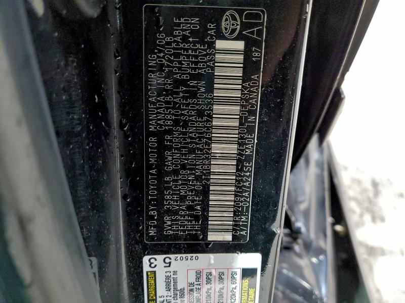 2006 TOYOTA COROLLA CE #3303954718