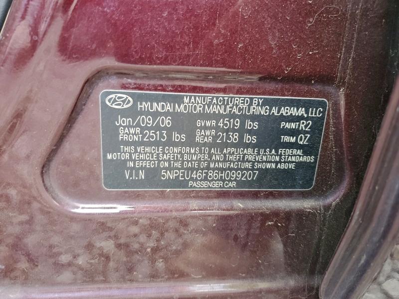 2006 HYUNDAI SONATA GLS #3298224043