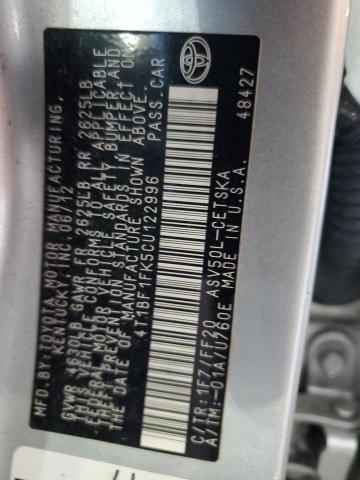 2012 TOYOTA CAMRY BASE #3302885944