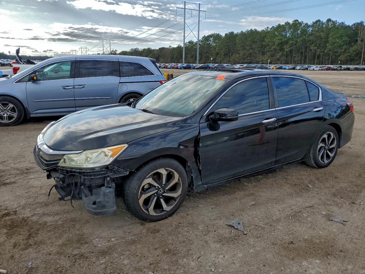 Lot #3304536435 2017 HONDA ACCORD EX