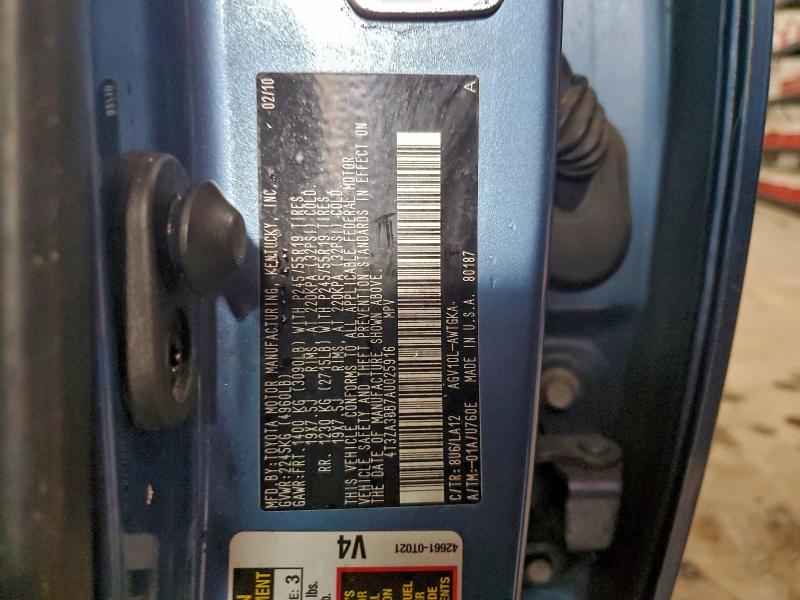 2010 TOYOTA VENZA #3303625929