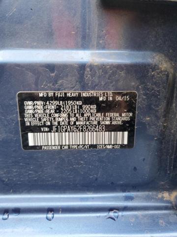 2015 SUBARU IMPREZA SP #3285926584